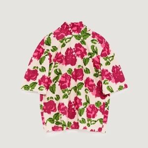 Zara studio High Neck Floral Top